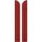 Ekena Millwork Americraft 2-Board (2 Batten) Wood Joined Board-n-Batten Shutters w/ Arch Top, ARW101BQ207X77BRH, PR ARW101BQ207X77BRH - alternate 1